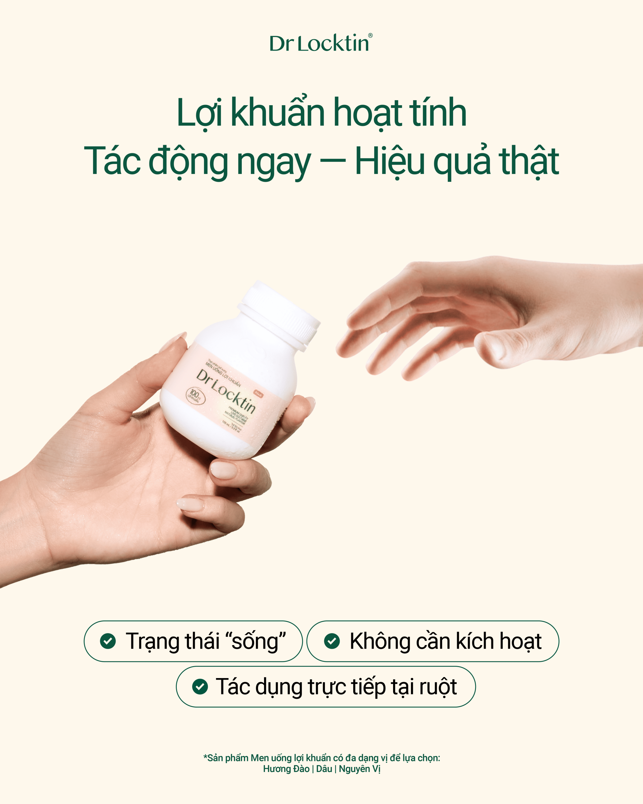 Men Uống Lợi Khuẩn Dr Locktin Có Gì Khác Biệt? Bám Dính & Chống Axit Hiệu Quả